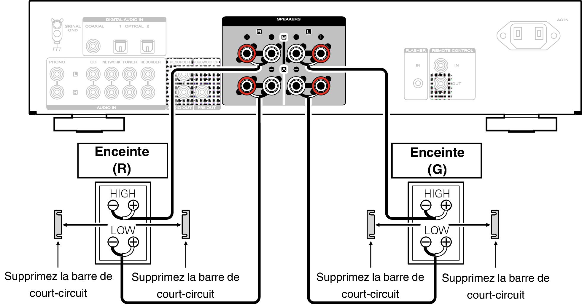 Conne biWiring PM6007U